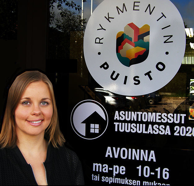 projektikoordinaattori Maria Tiippana Asuntomessut Tuusulassa 2020
